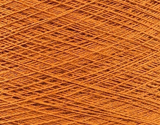 Toscano S.r.L. Art. Seta 854 Nm 2/30 – Filato seta, cotone, viscosa e lino col. Arancione Speziato